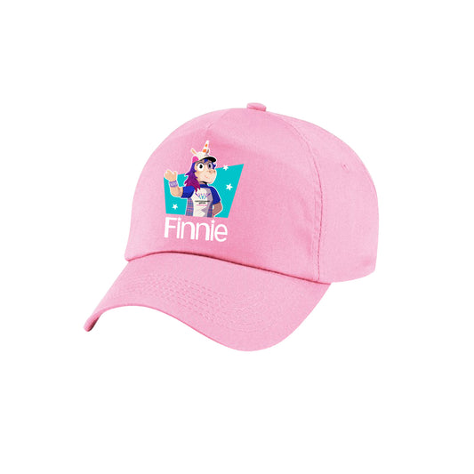 Kids Finnie Baseball Cap -Pink - Glasgow 2026 Commonwealth Games