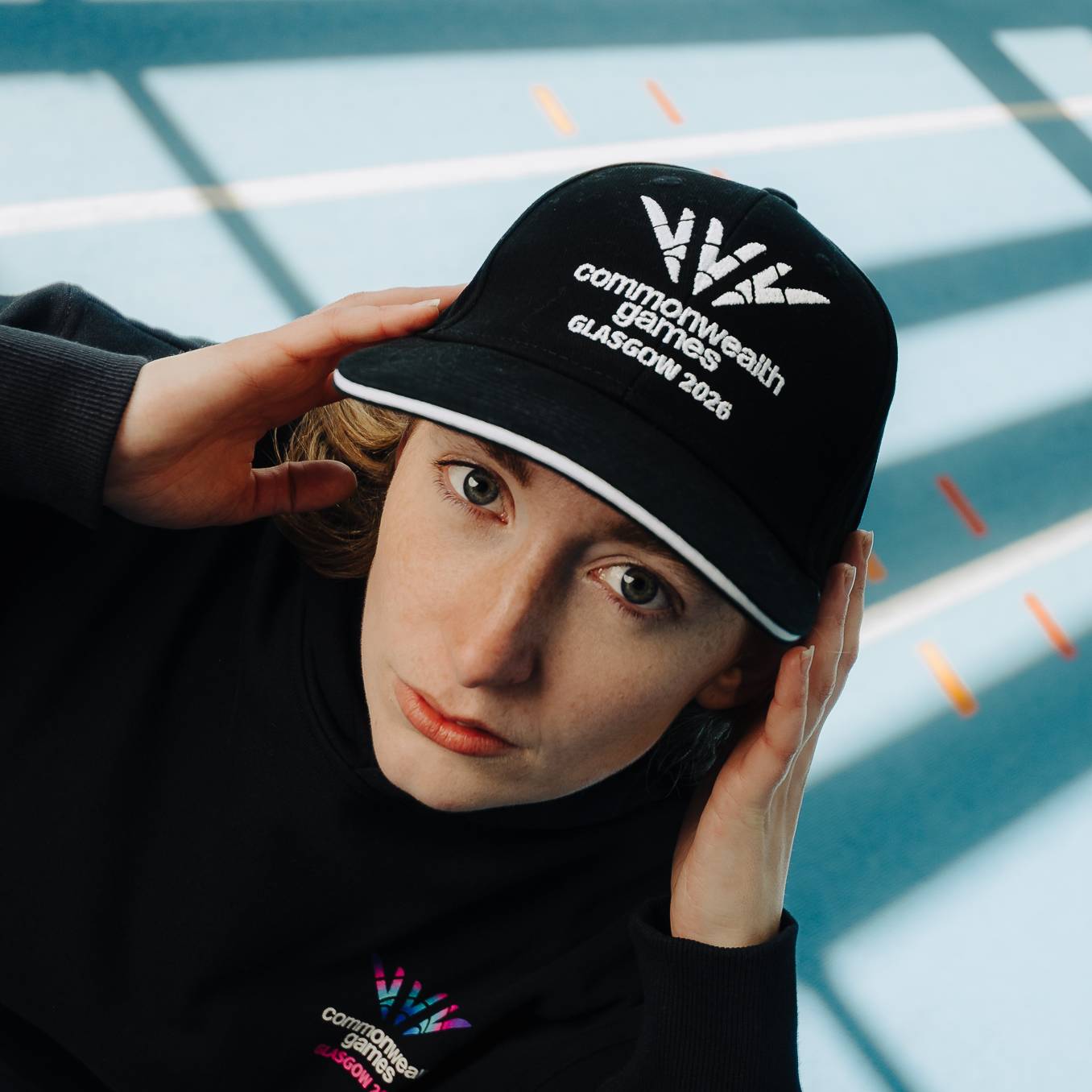 Glasgow 2026 Single Colour Logo Sandwich Baseball Cap