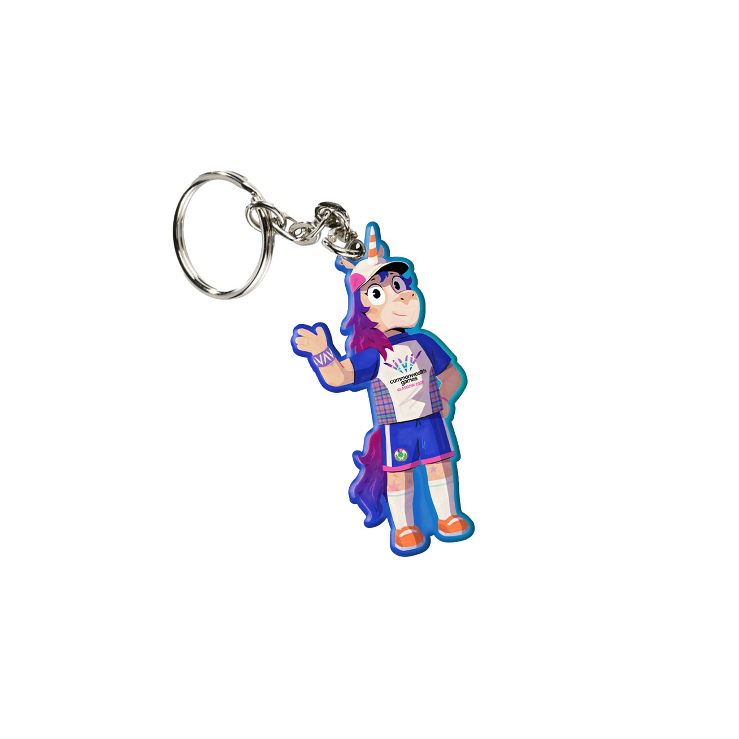 Finnie PVC Keyring - Glasgow 2026 Commonwealth Games