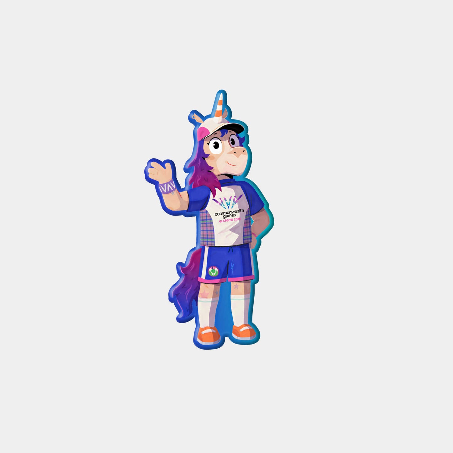 Finnie PVC Pin Badge - Glasgow 2026 Commonwealth Games