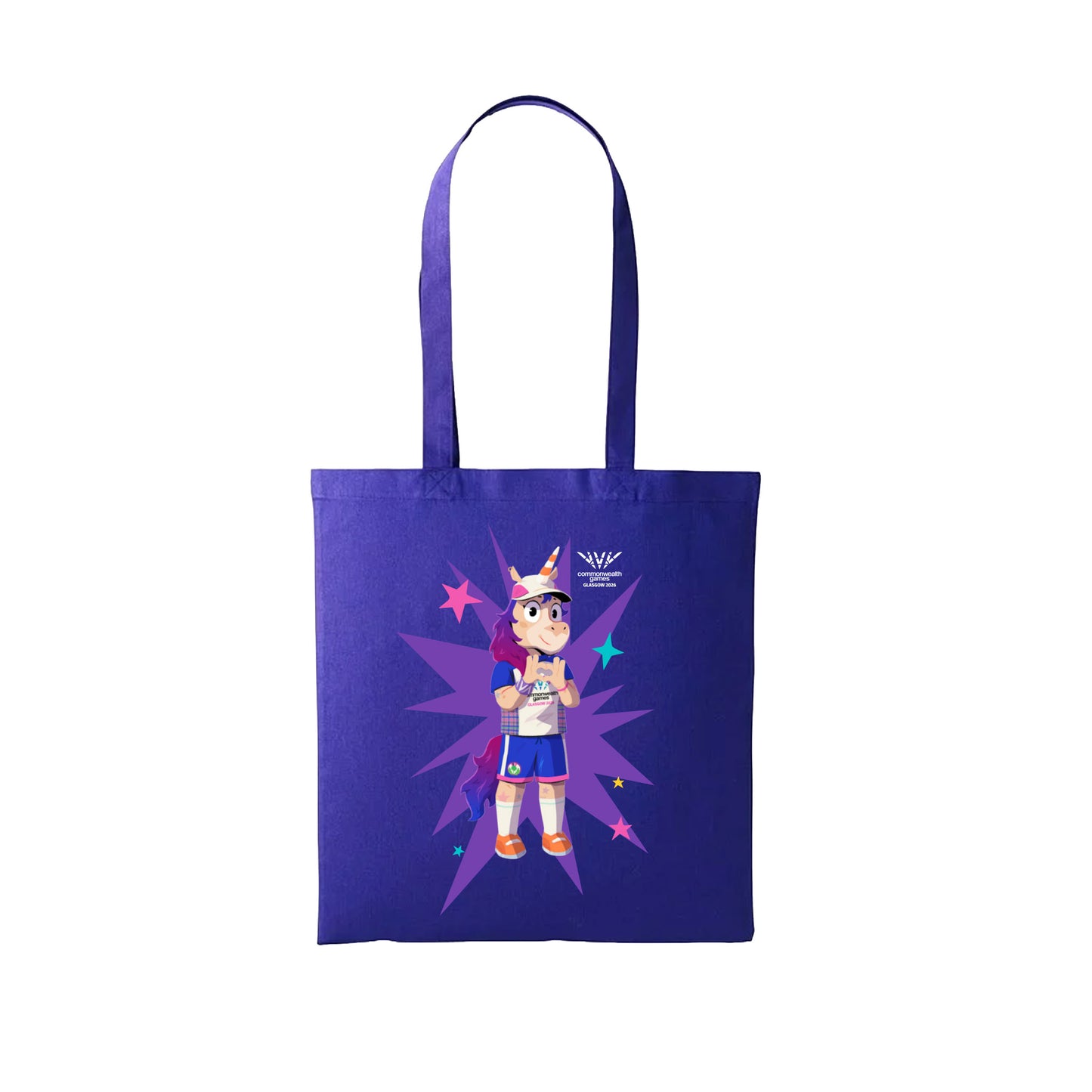 Finnie Tote Bag - Purple - Glasgow 2026 Commonwealth Games