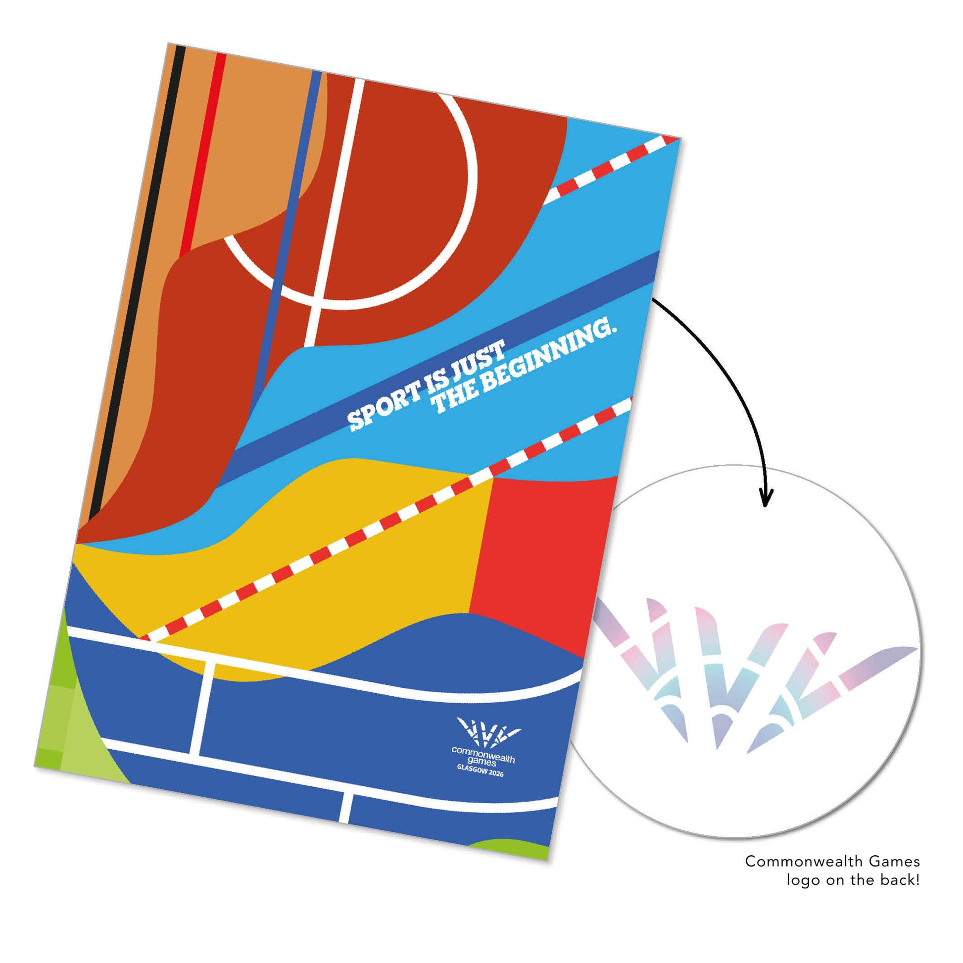 Image of A4 art card Sport Is Just the Beginning by Rania Steinicke