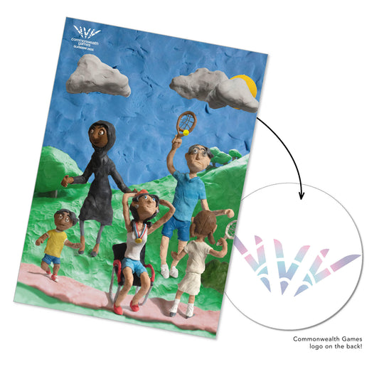 Image of A4 art card Sport for Every Generation by Tisha Milne