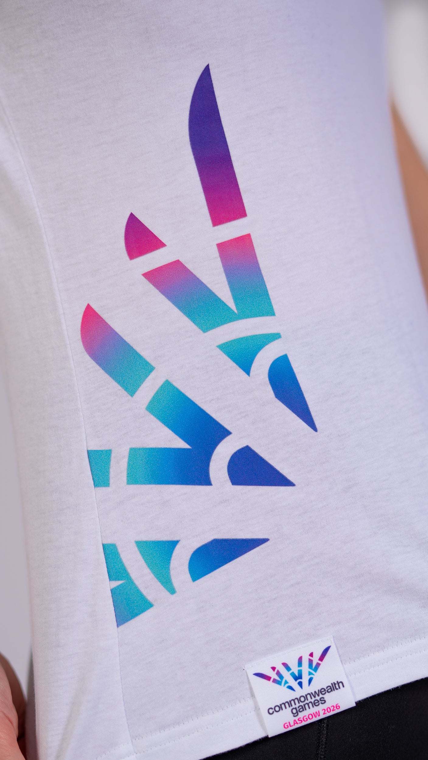 Glasgow 2026 Side Print Fitted T-Shirt