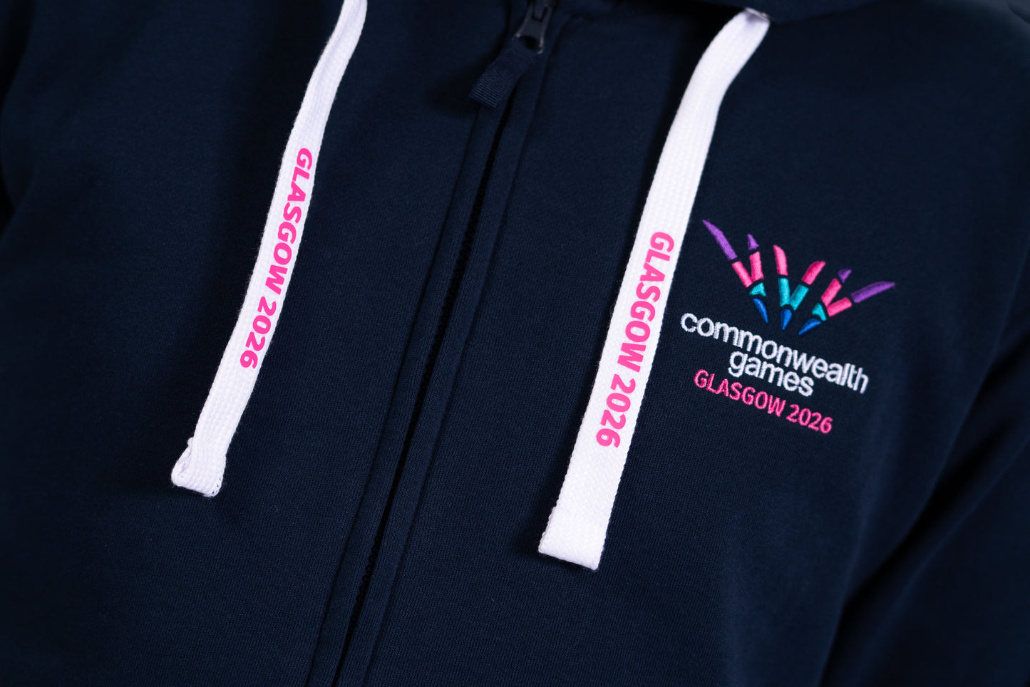 Glasgow 2026 Logo Full Zip Hoodie