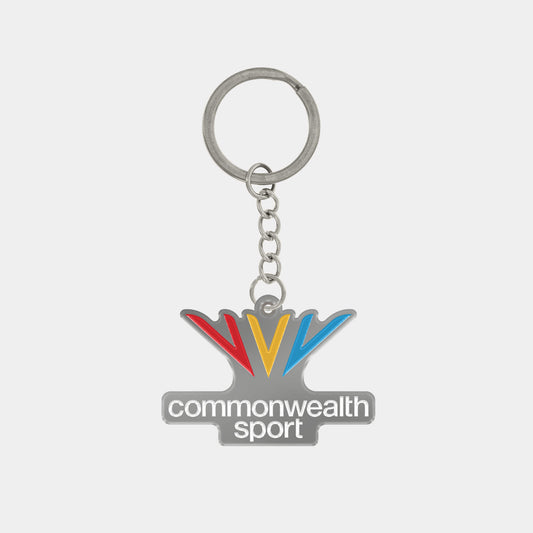 Commonwealth Sport Logo Keyring - Glasgow 2026 Commonwealth Games