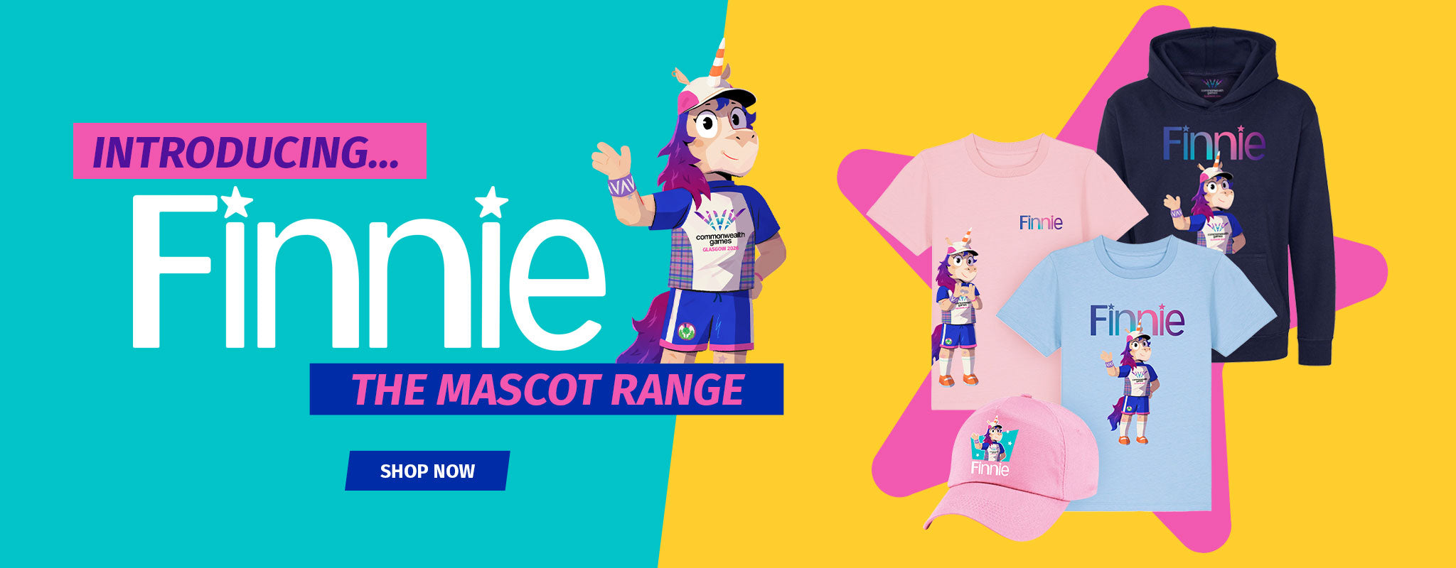 Finnie Mascot Collection - Glasgow 2026 Commonwealth Games Official Merchandise.