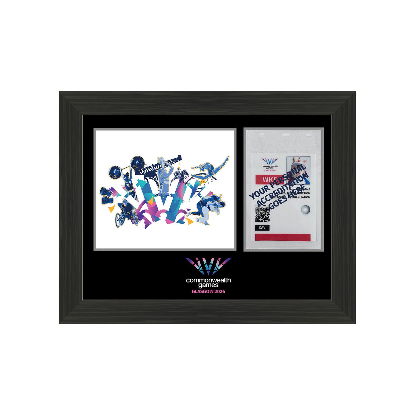 Accreditation Frame, Glasgow 2026 - Sports