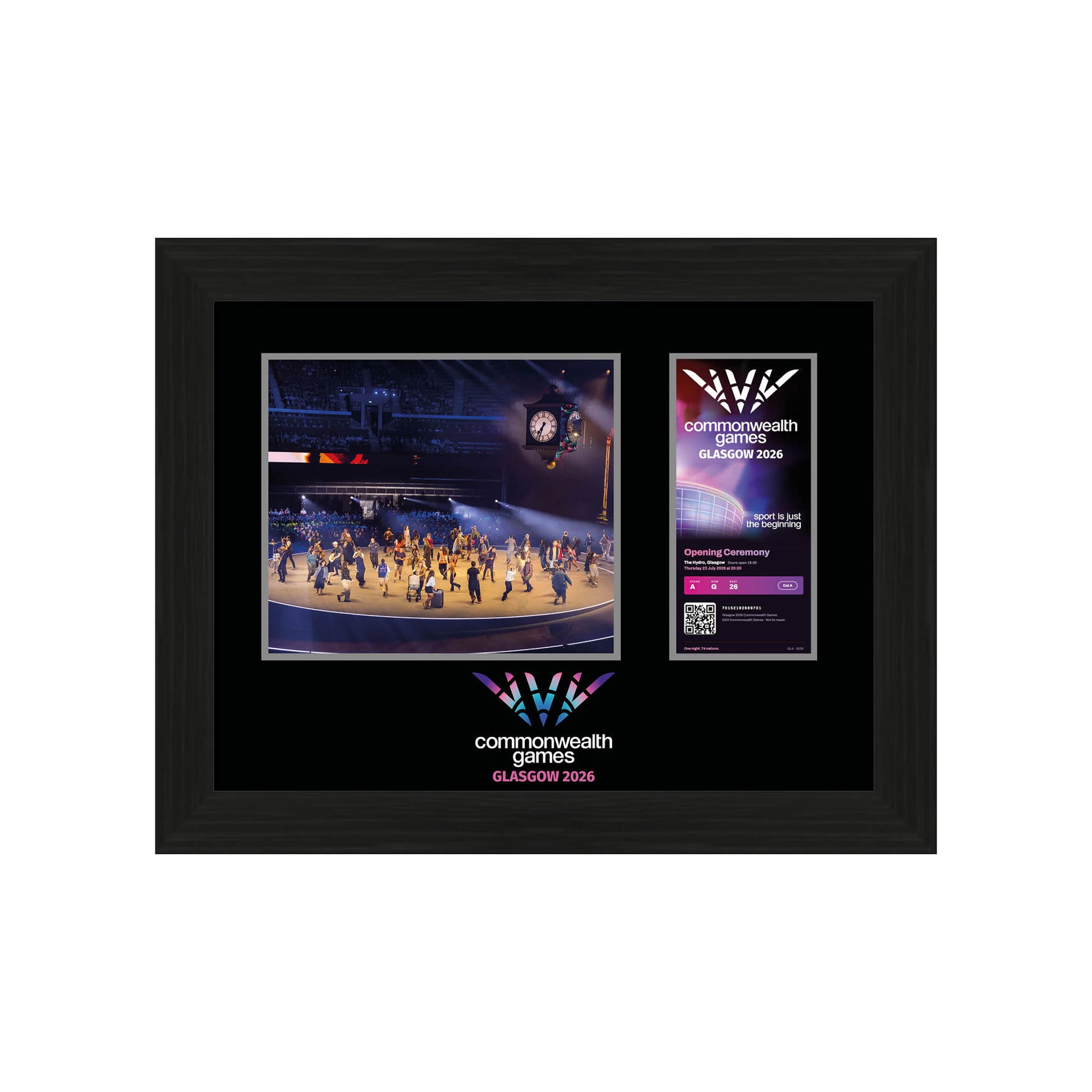 Commemorative Ticket Frame, Glasgow 2026 - Opening Ceremony