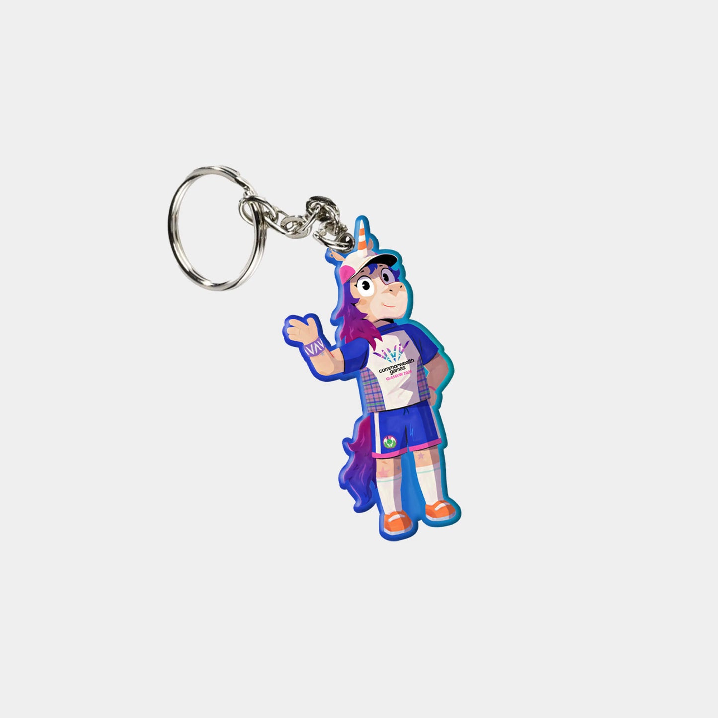 Finnie PVC Keyring - Glasgow 2026 Commonwealth Games