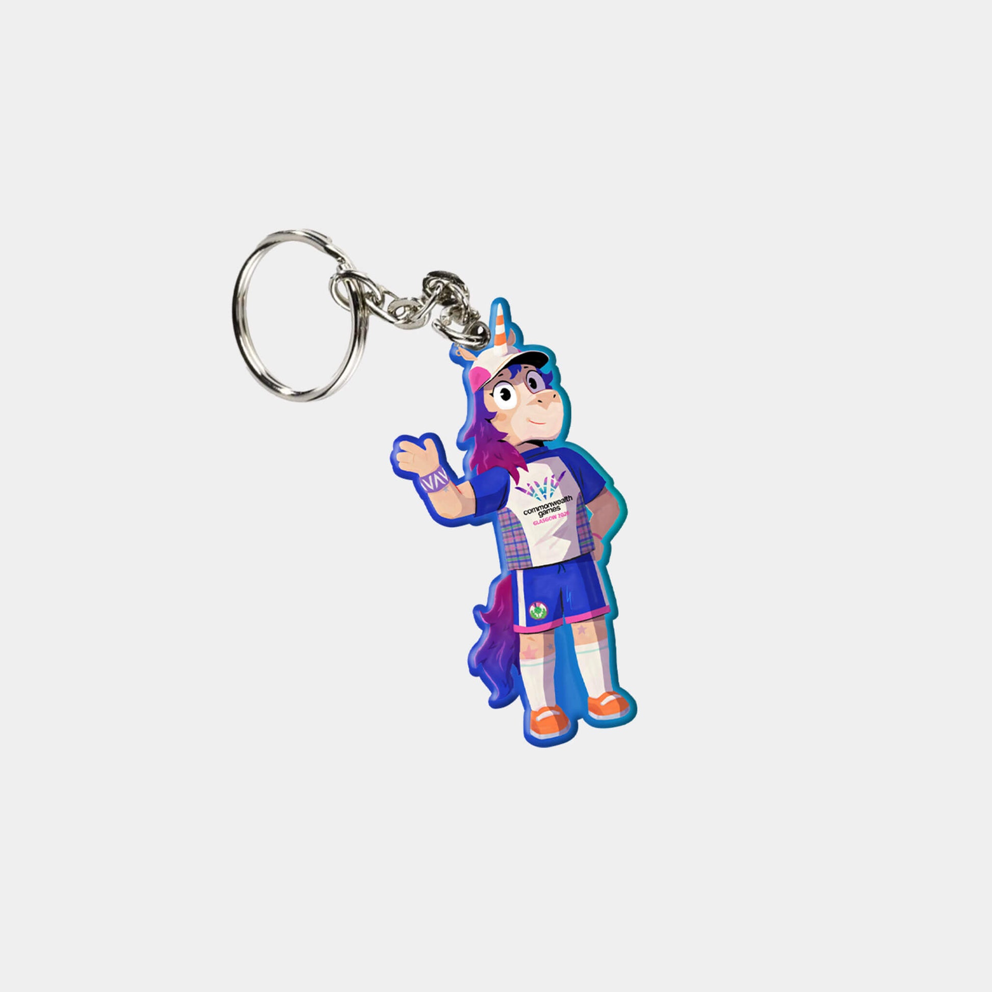 Finnie PVC Keyring - Glasgow 2026 Commonwealth Games