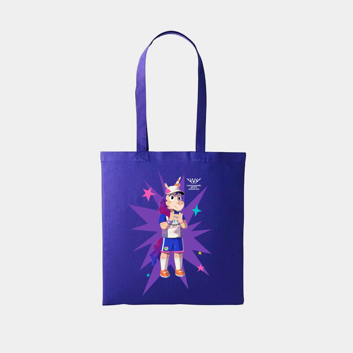 Finnie Tote Bag - Purple - Glasgow 2026 Commonwealth Games