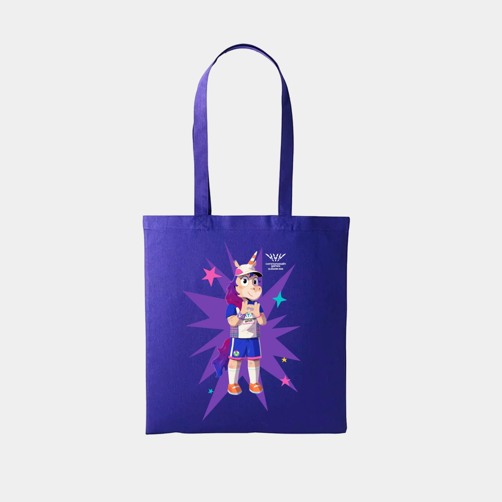 Finnie Tote Bag - Purple - Glasgow 2026 Commonwealth Games