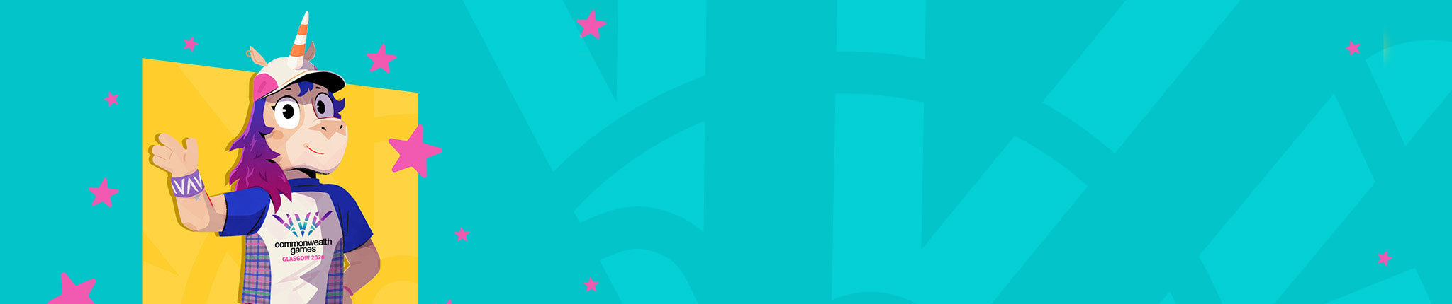 Hey I'm Finnie, the Glasgow 2026 Commonwealth Games Official Mascot