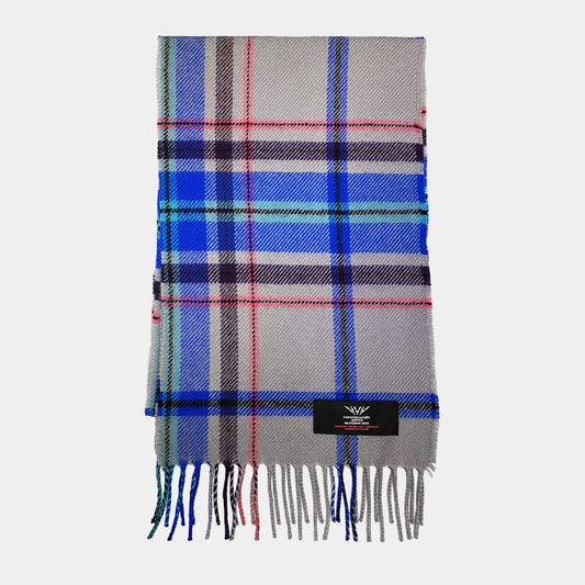 100% lambswool scarf with Official Glasgow 2026 tartan design